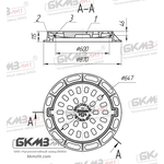 Дождеприемник чугунный магистральный ДМ1 (С250)-1-60